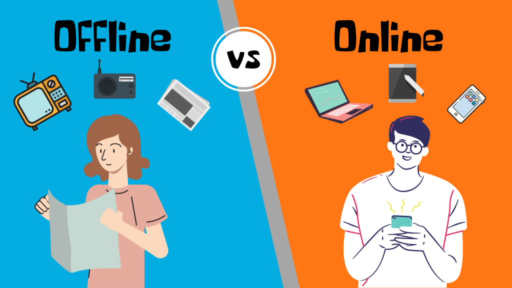 Sự khác biệt giữa marketing dược online và offline