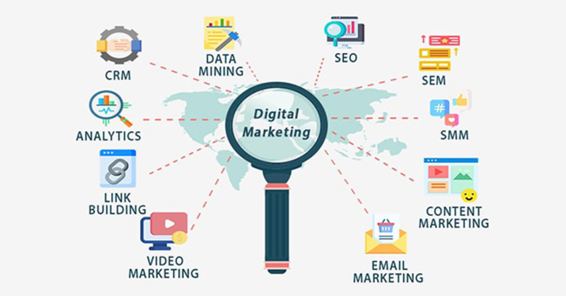 digital marketing bao gồm những gì